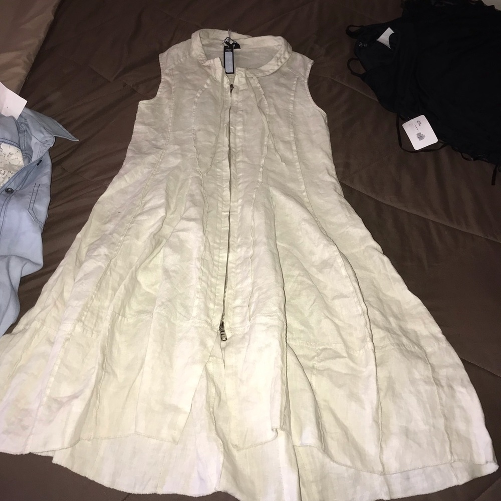 creme colored dress